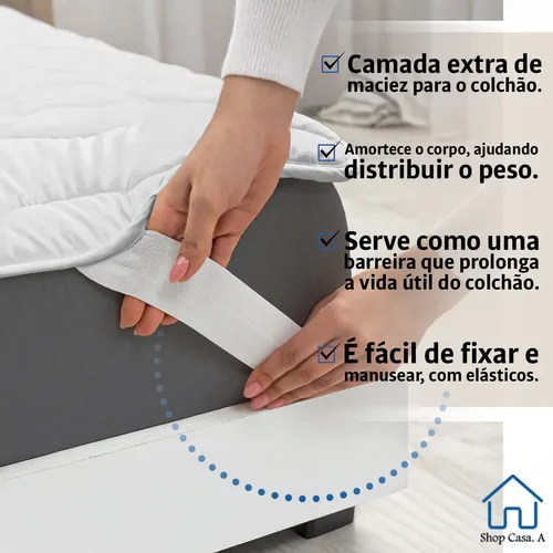 Pillow Top King 400 Fios Alta - Imagem 5