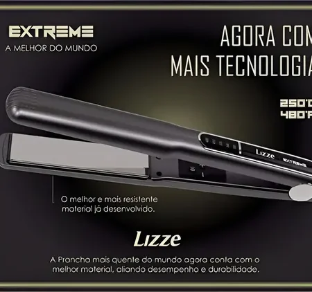 Prancha Lizze Chapinha Profissional 480 Extreme